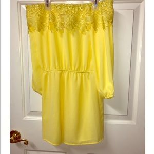 Yellow summer romper